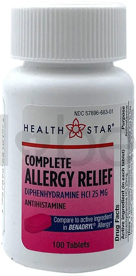 Health-Star Complete Allergy Relief Antihistamine