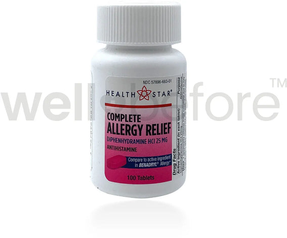 Health-Star Complete Allergy Relief Antihistamine
