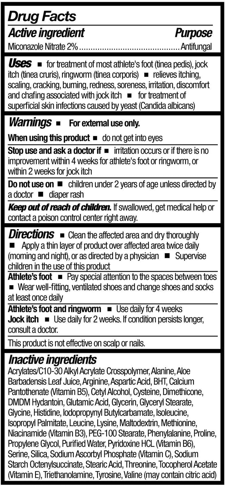 McKesson Thera Antifungal Body Powder