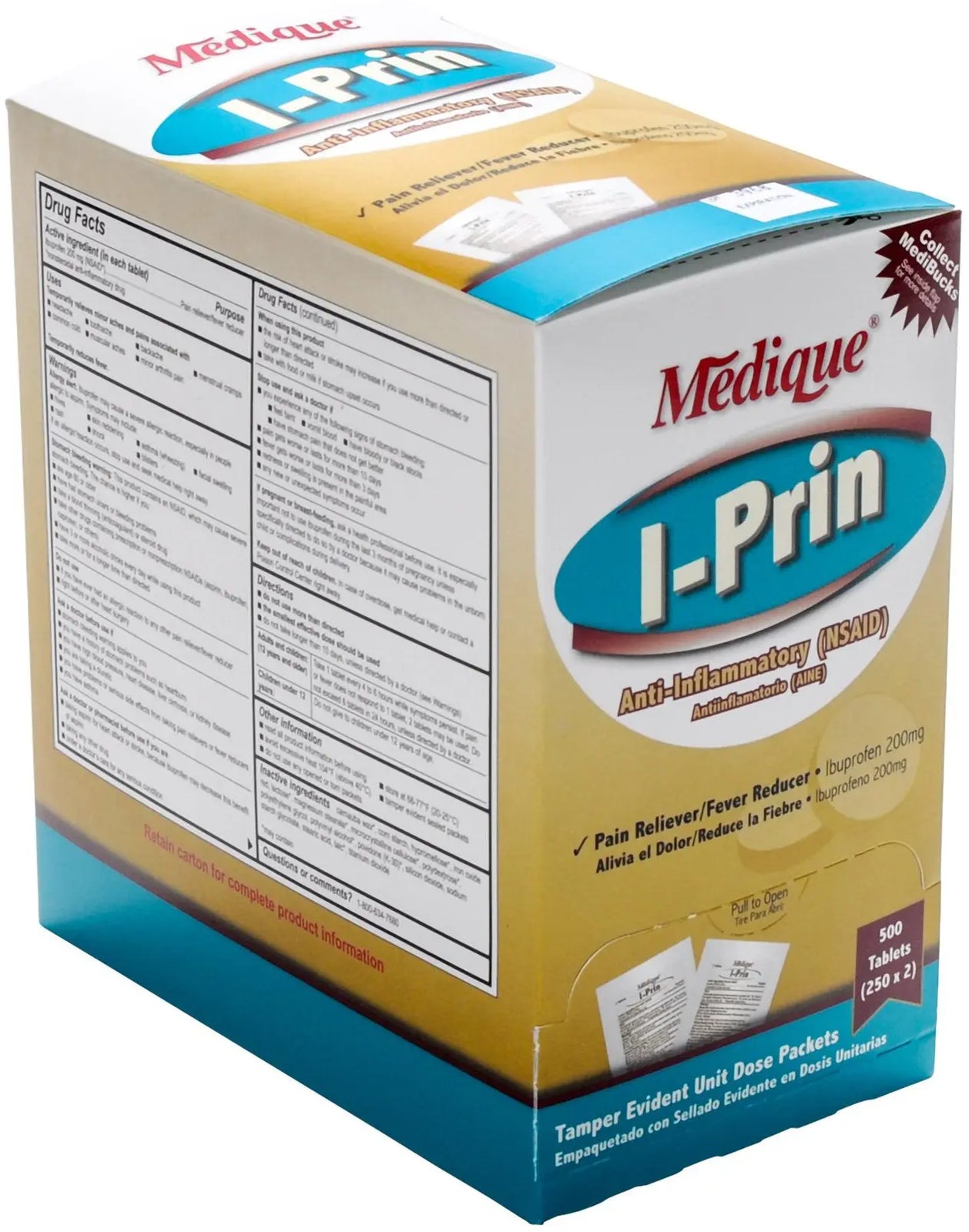 Medique I-Prin Anti-Inflammatory Pain Reliever/Fever Reducer