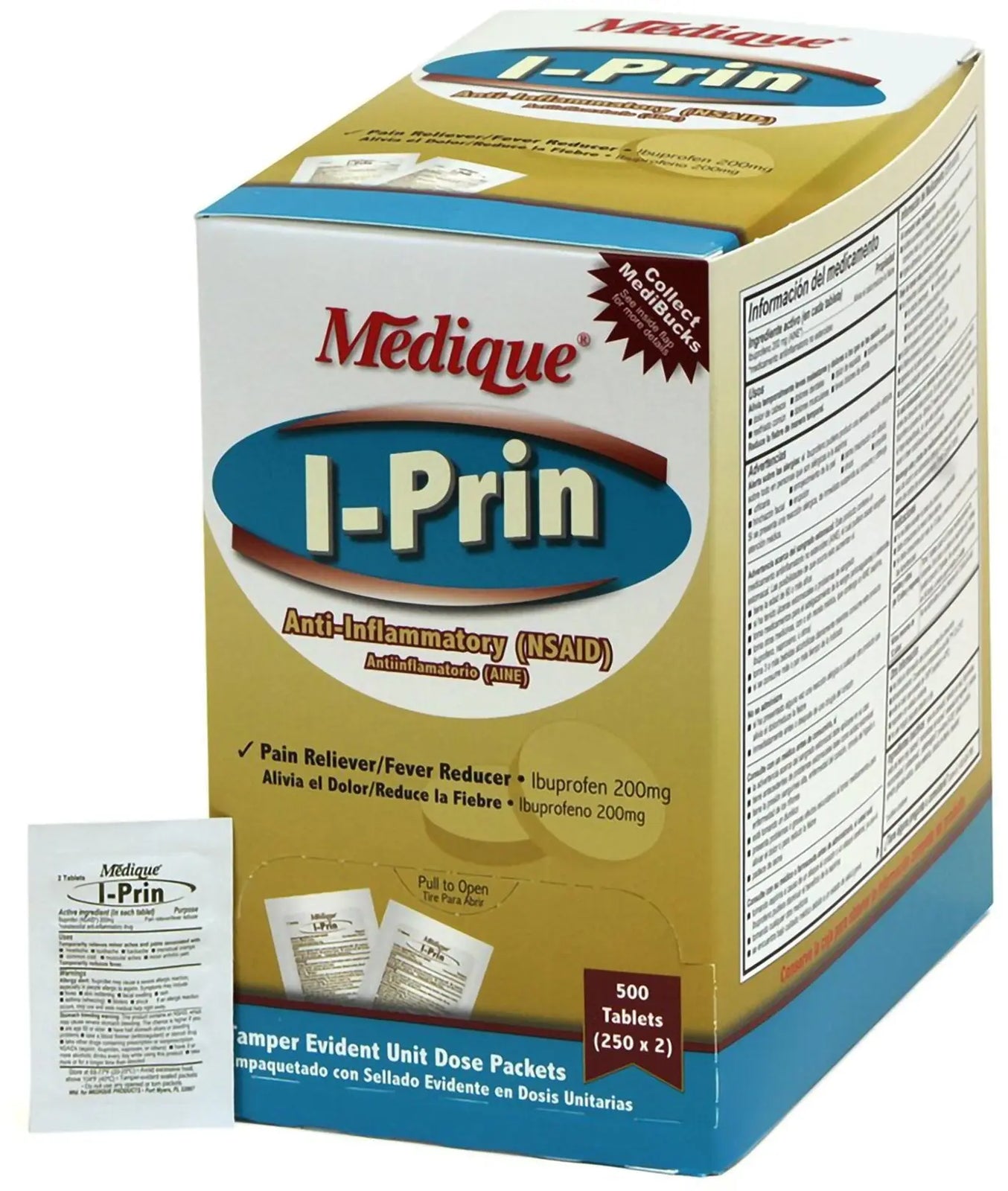 Medique I-Prin Anti-Inflammatory Pain Reliever/Fever Reducer