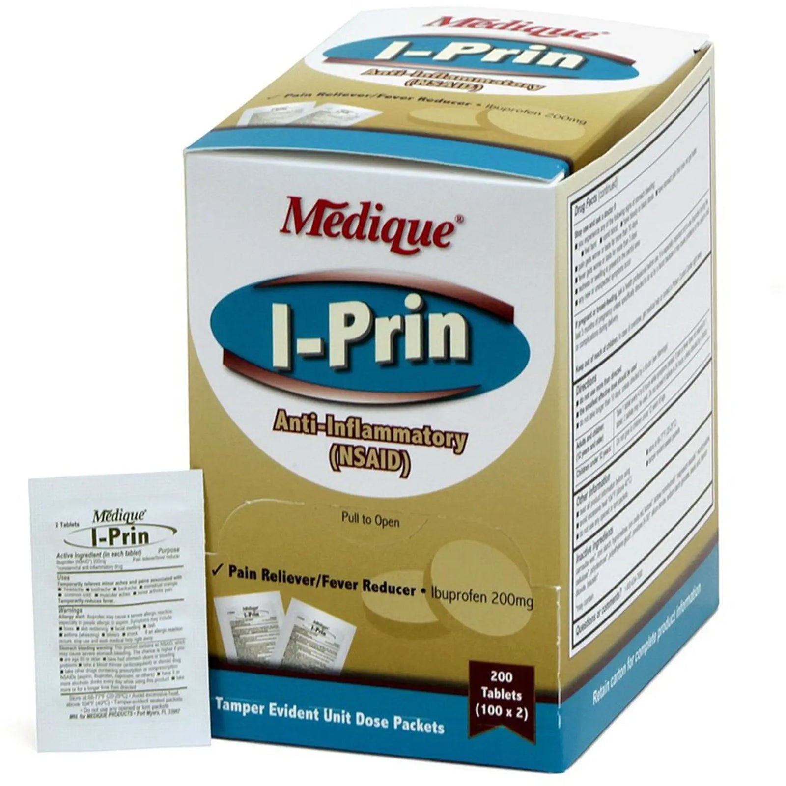 Medique I-Prin Anti-Inflammatory Pain Reliever/Fever Reducer