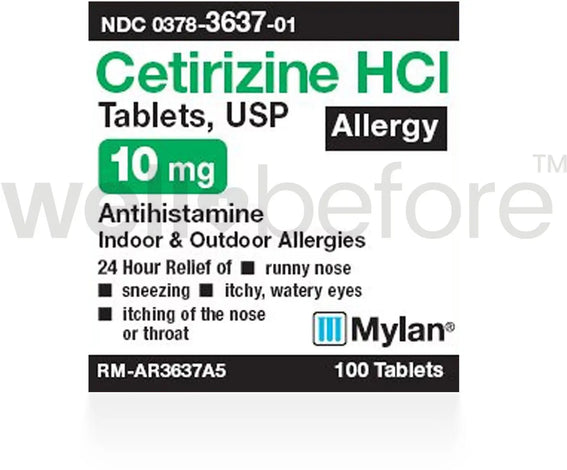 Mylan Cetirizine HCl Allergy Relief