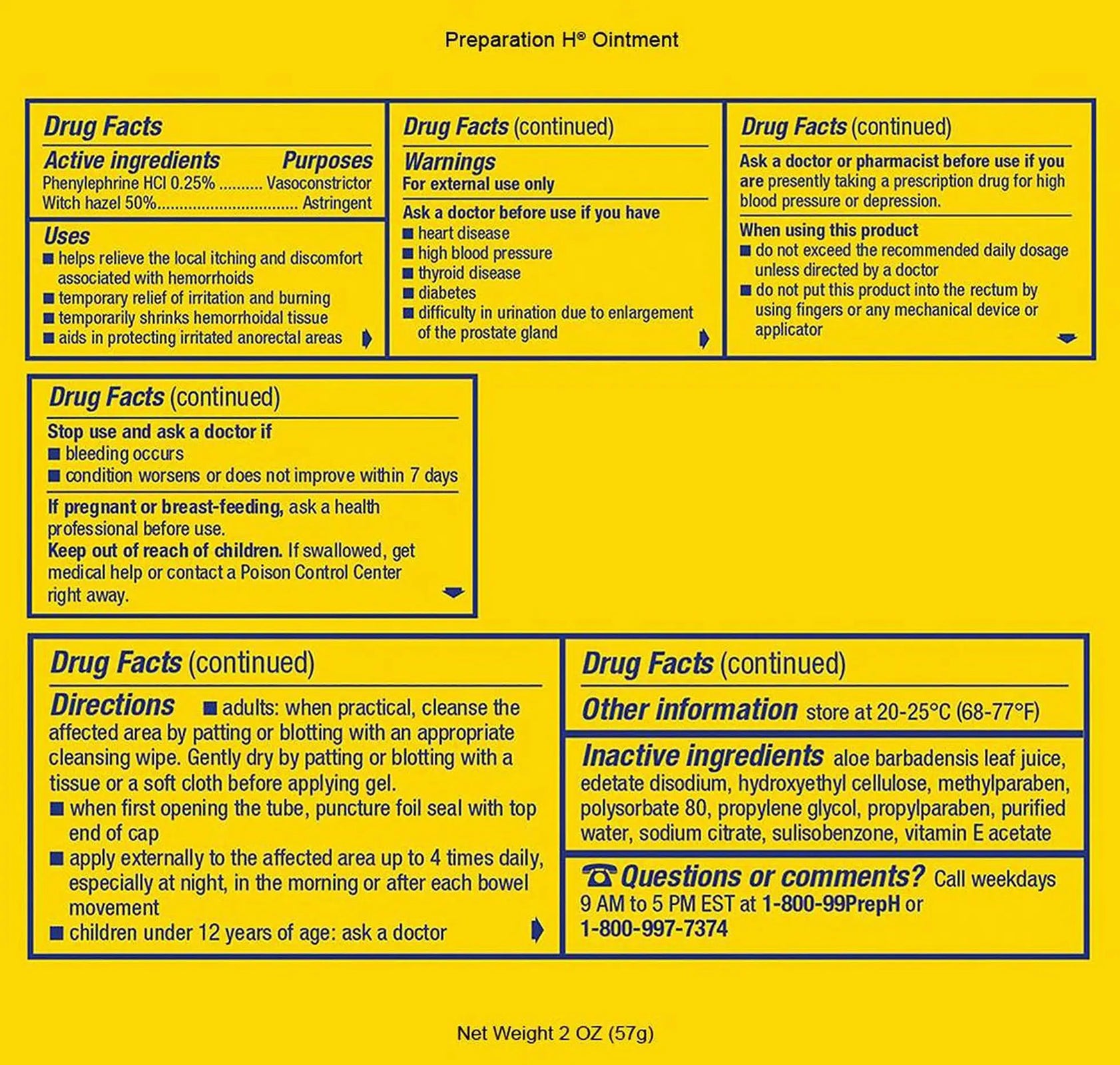 Preparation H Hemorrhoid Relief Medicated Wipes Maximum Strength Formula