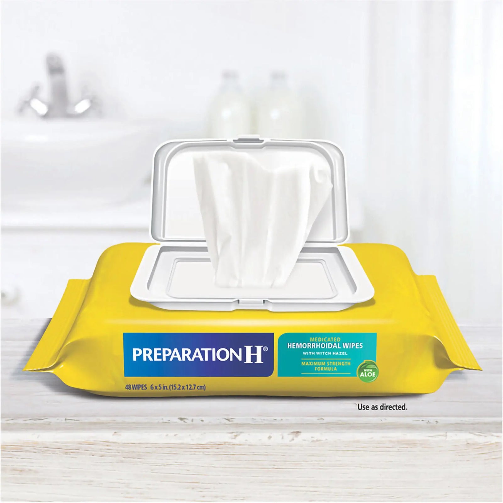 Preparation H Hemorrhoid Relief Medicated Wipes Maximum Strength Formula
