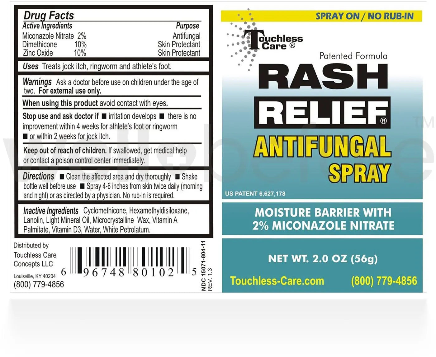 Rash Relief Antifungal Spray