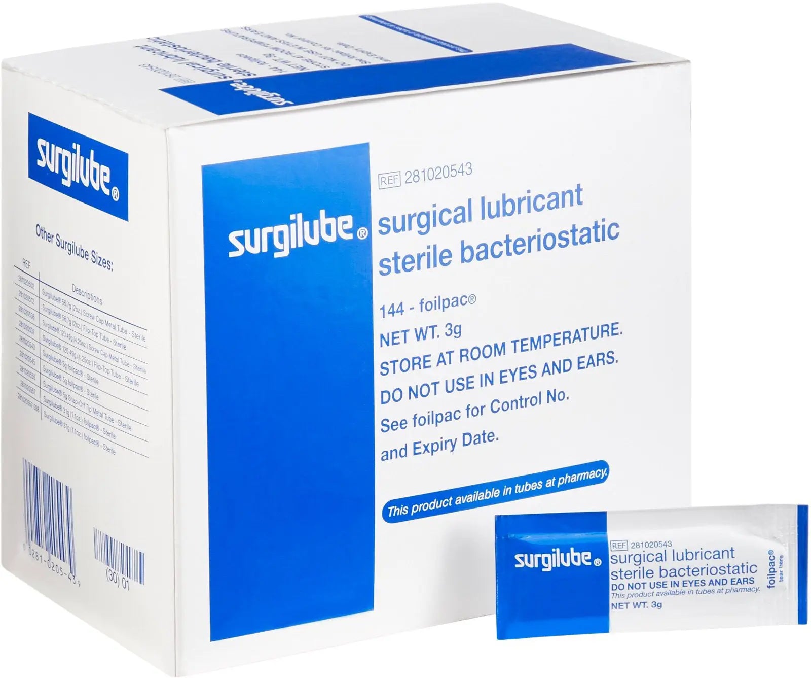 Surgilube Surgical Lubricant Sterile Bacteriostatic
