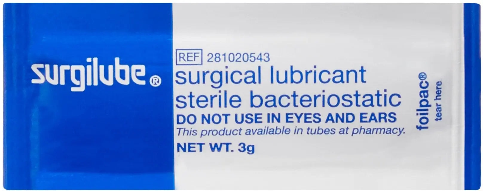 Surgilube Surgical Lubricant Sterile Bacteriostatic