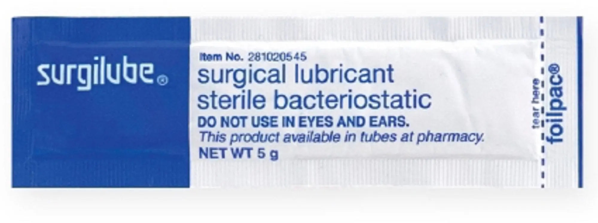 Surgilube Surgical Lubricant Sterile Bacteriostatic