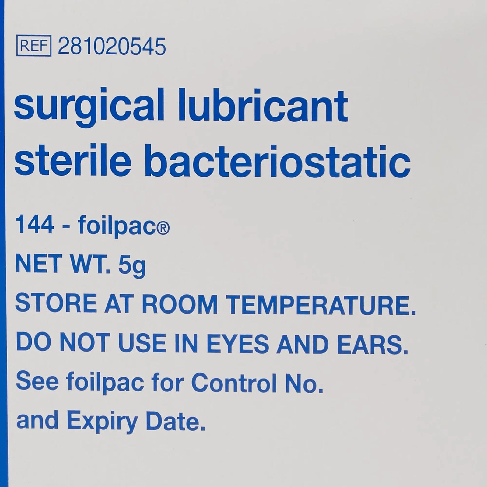 Surgilube Surgical Lubricant Sterile Bacteriostatic