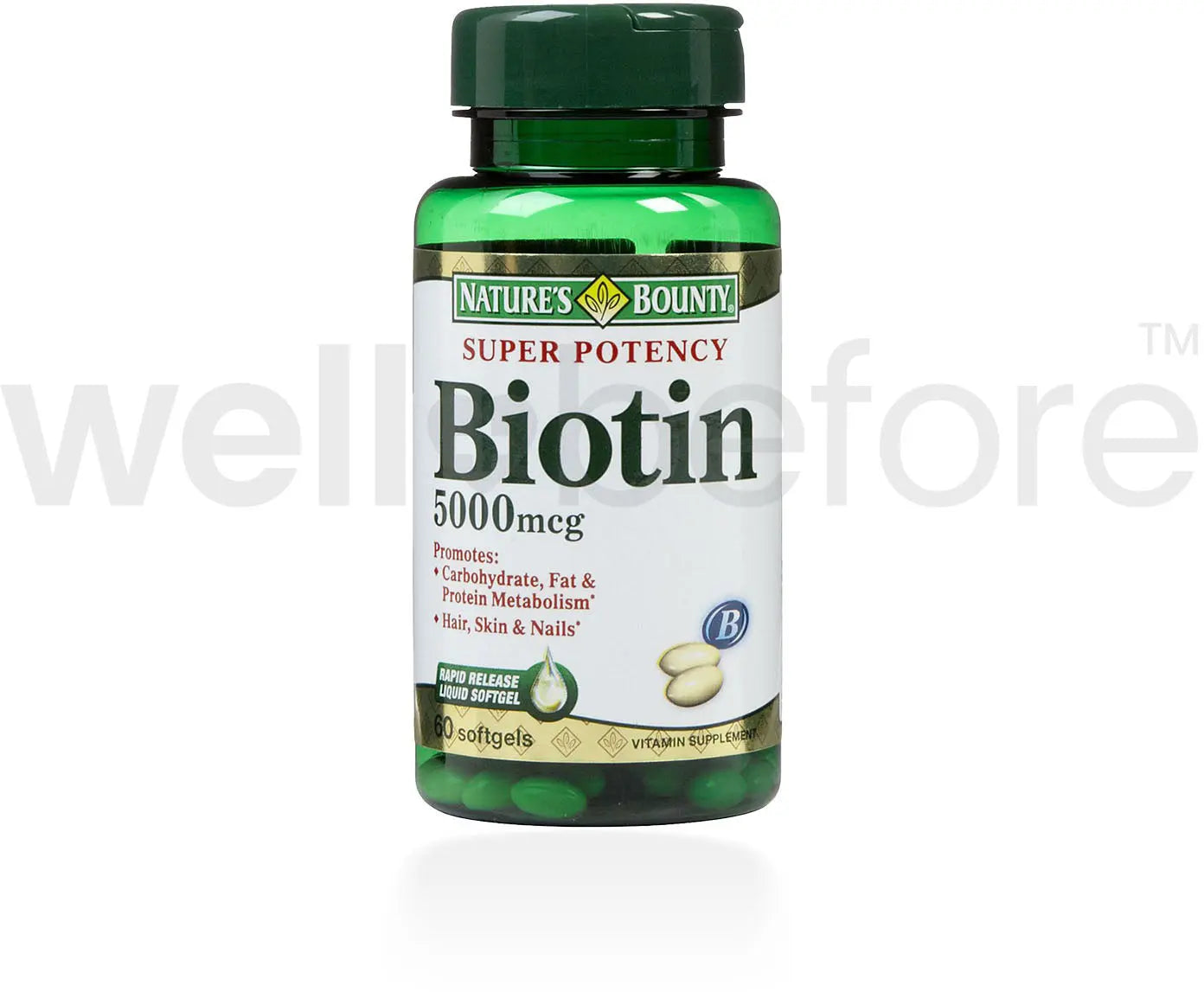 US Nutrition Natures Bounty Biotin Supplement