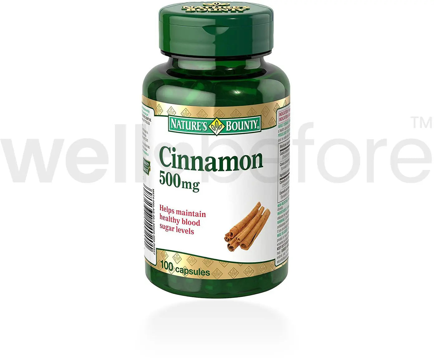 US Nutrition Natures Bounty Cinnamon Supplement