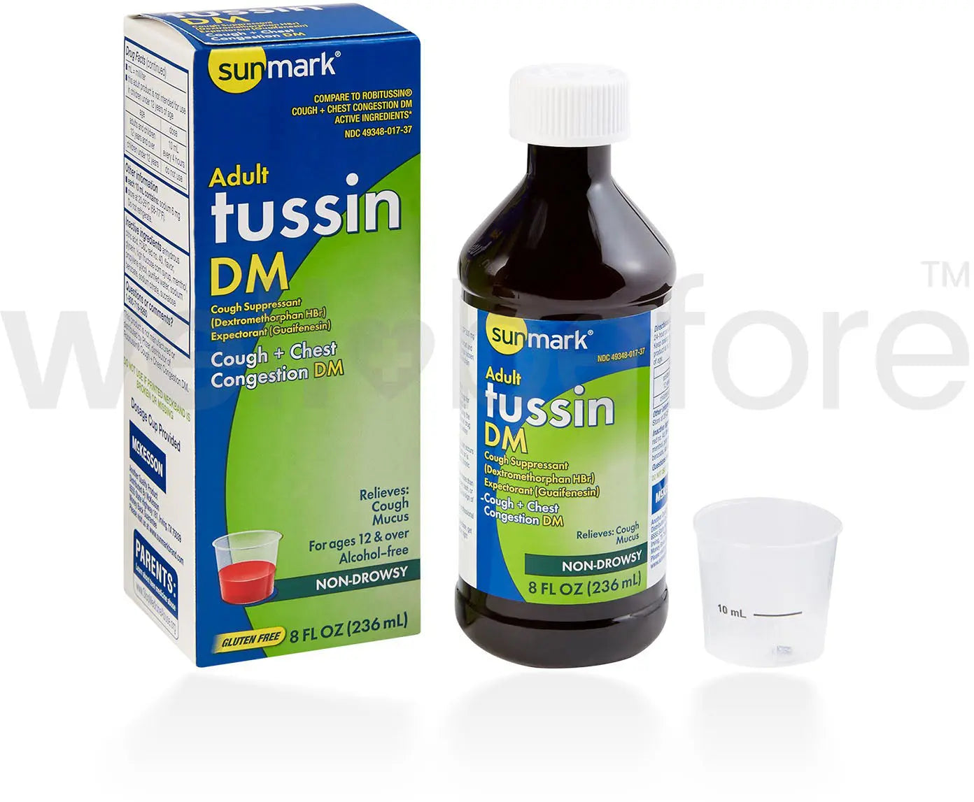 sunmark Adult Tussin DM Cough & Chest Congestion