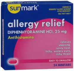 sunmark Allergy Relief Diphenhydramine