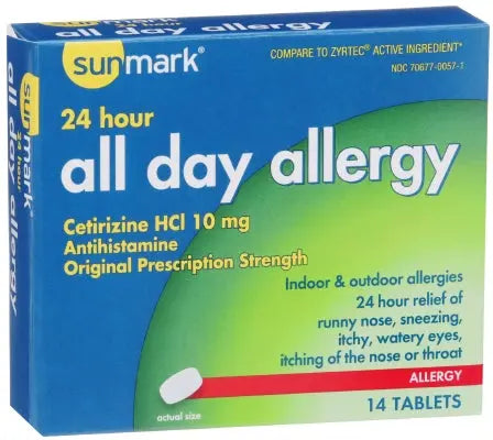 sunmark Cetirizine All Day Allergy Relief