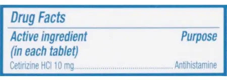 sunmark Cetirizine All Day Allergy Relief