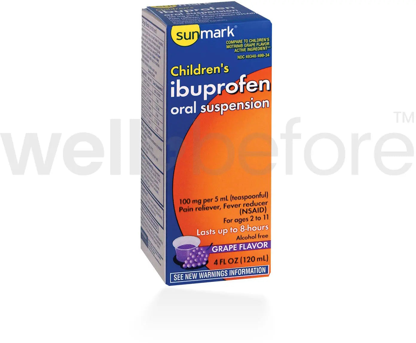 sunmark Childrens Ibuprofen Oral Suspension