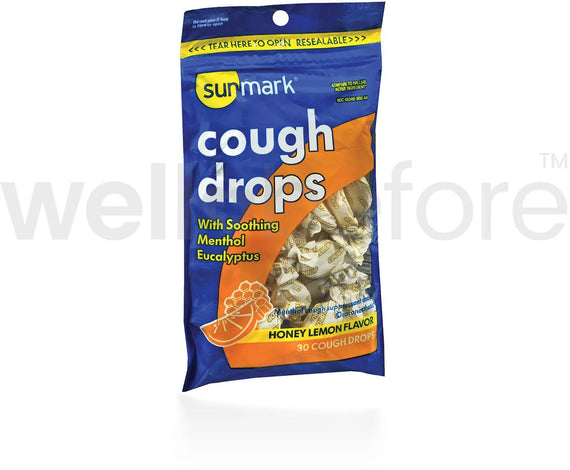 sunmark Cough Drops with Soothing Menthol Eucalyptus