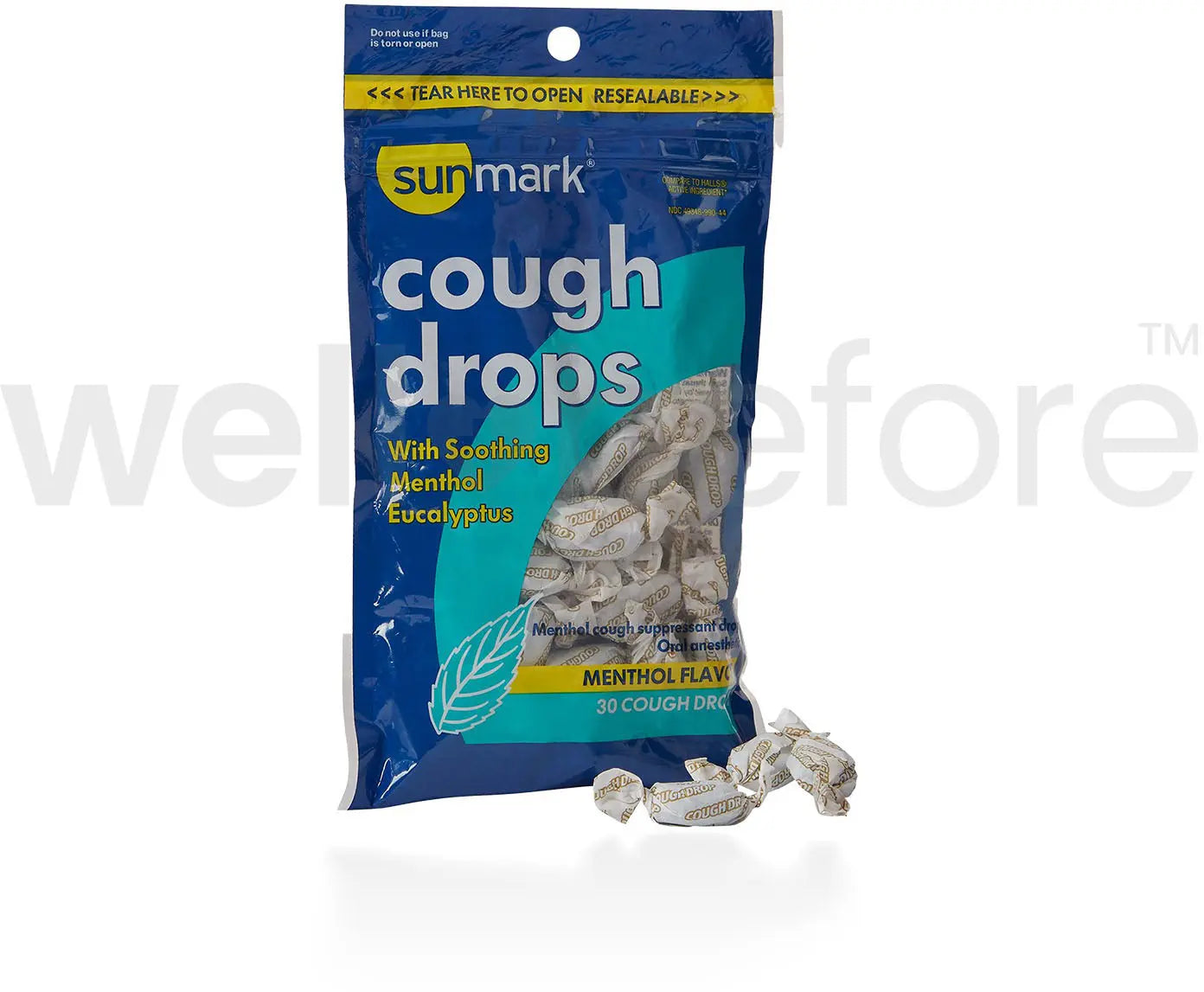 sunmark Cough Drops with Soothing Menthol Eucalyptus