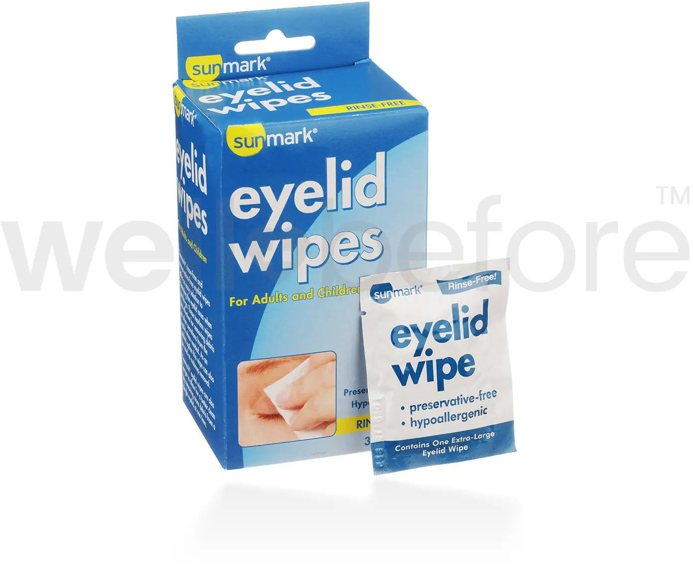 sunmark Eyelid Wipes