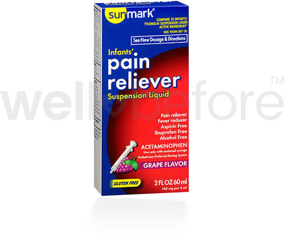 sunmark Infants Pain Reliever Suspension Liquid