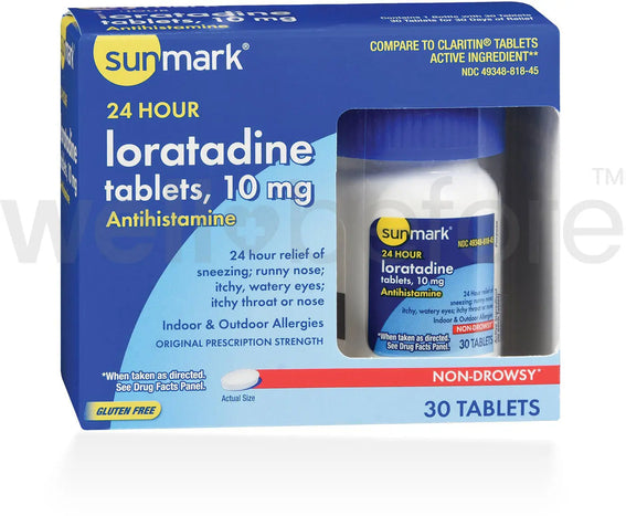 sunmark Loratadine Tablets Antihistame