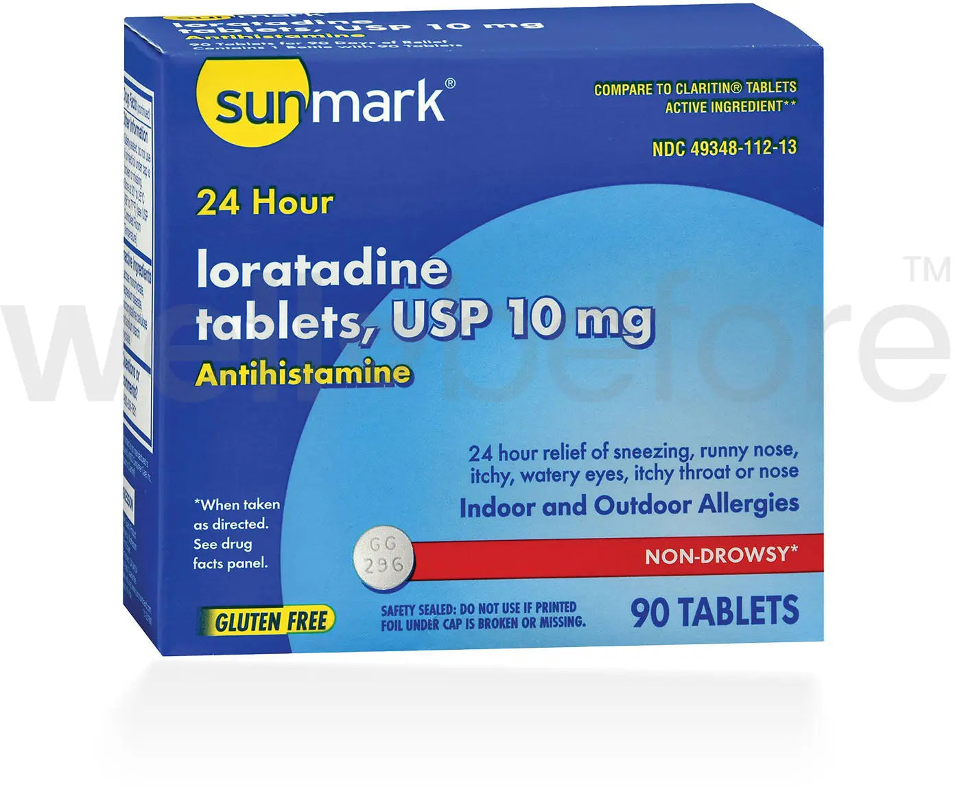sunmark Loratadine Tablets Antihistame