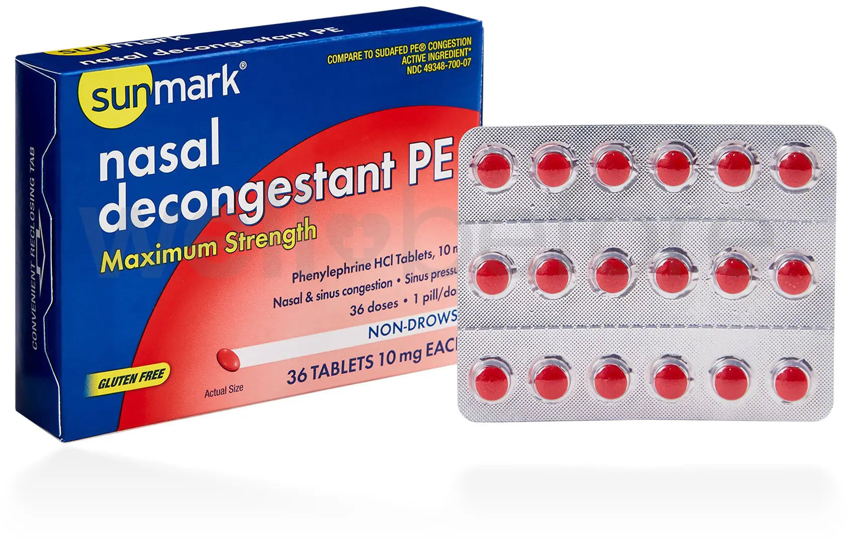 sunmark Nasal Decongestant PE Tablets
