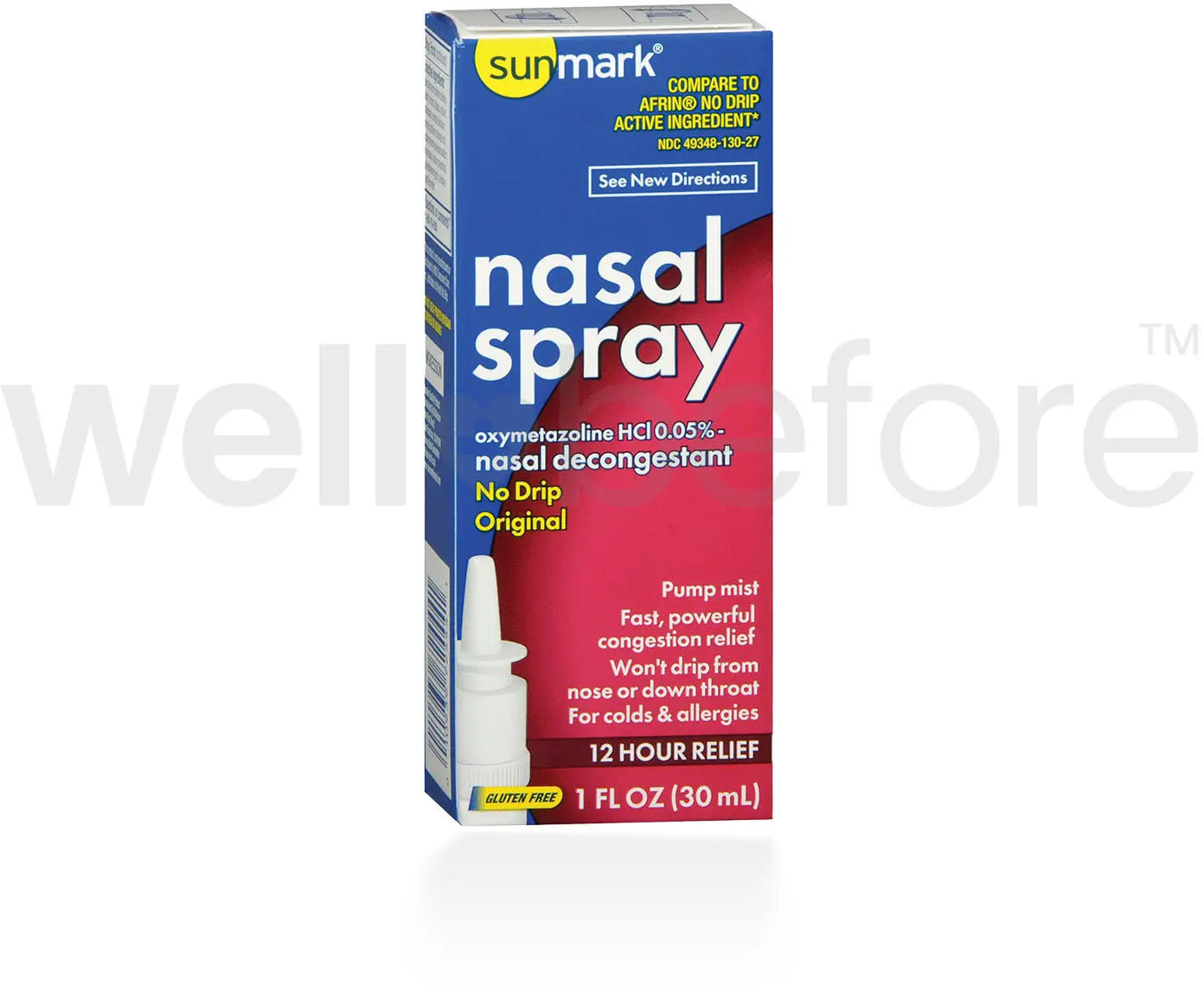 sunmark Nasal Spray No Drip Original