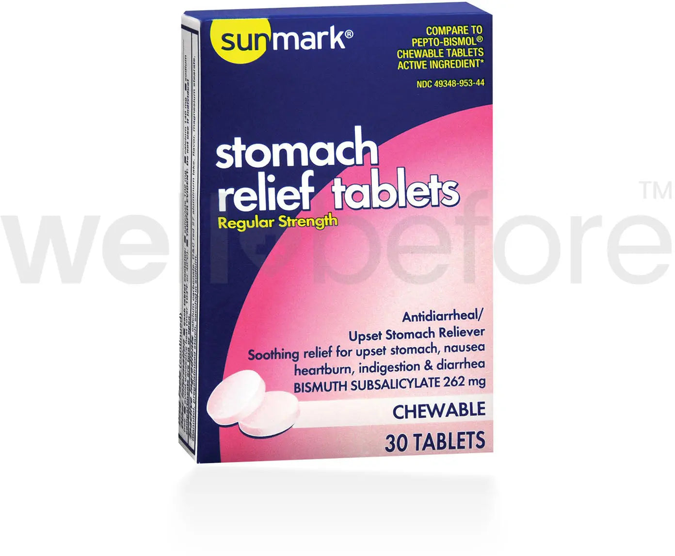 sunmark Stomach Relief Tablets