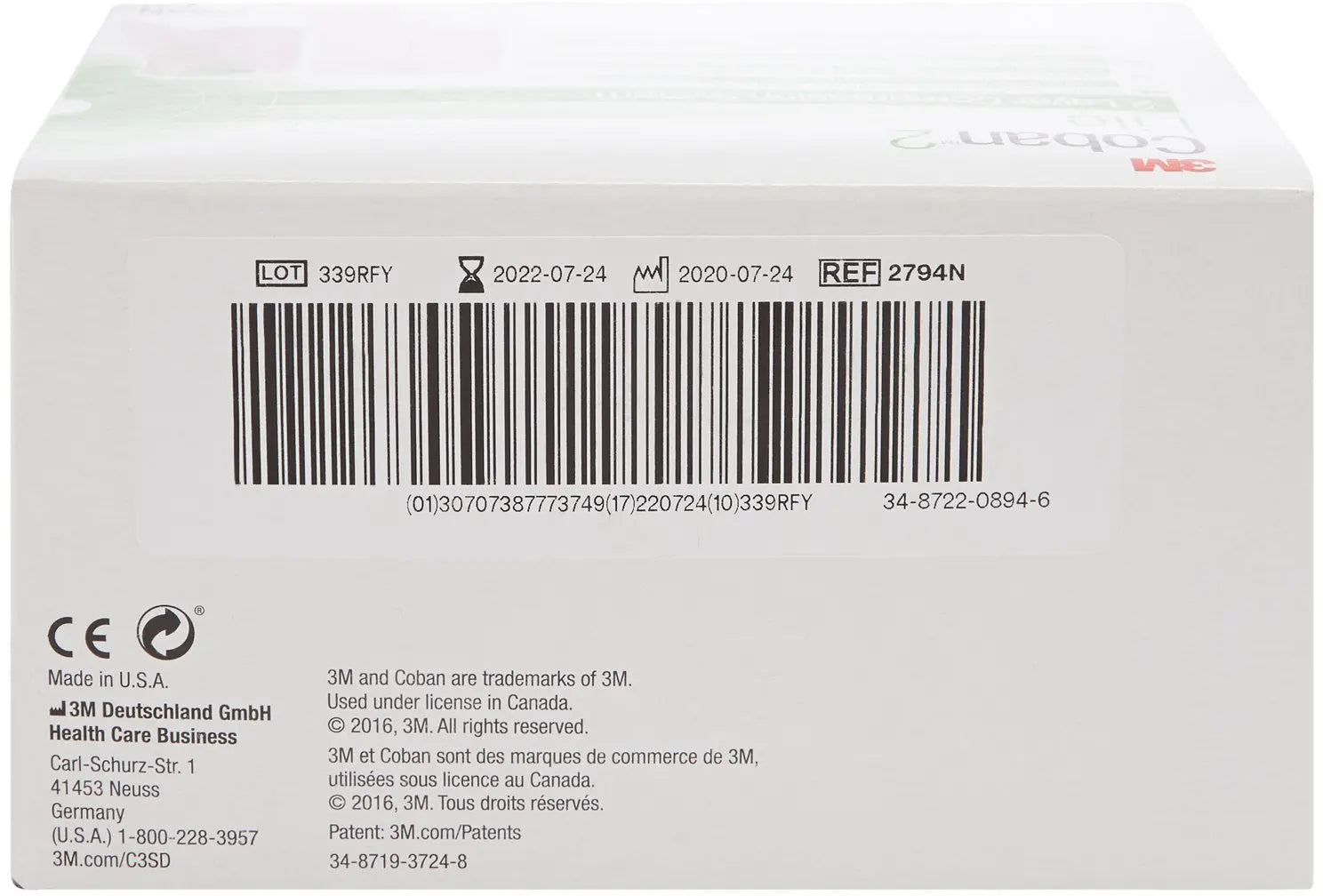 3M Coban 2 Lite Two-Layer Compression System with Stocking