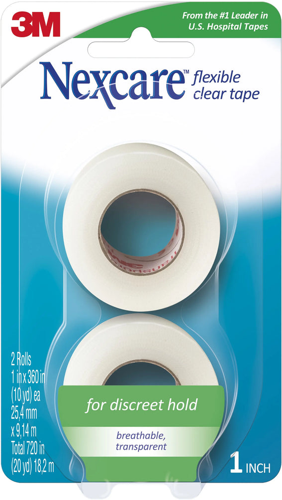 3M Nexcare Flexible Clear Tape For Discreet Hold