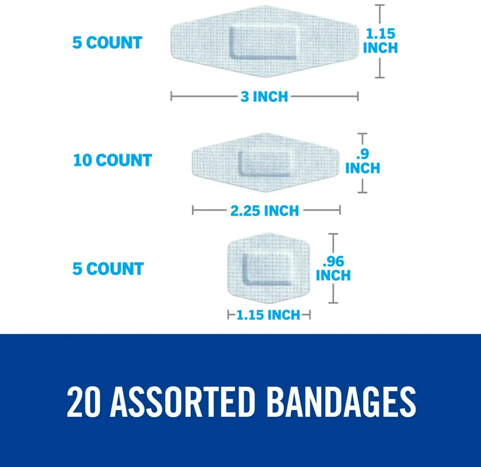 3M Nexcare Sensitive Skin Bandages