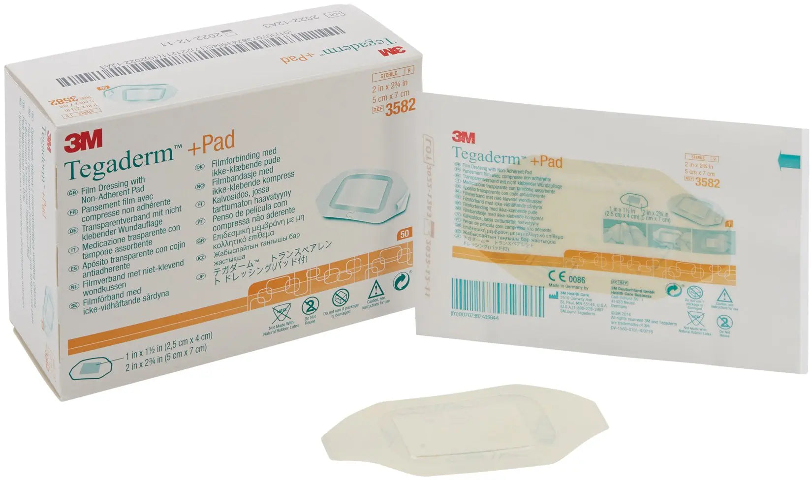 3M Tegaderm Pad Film Dressing with Non-Adherent Pad