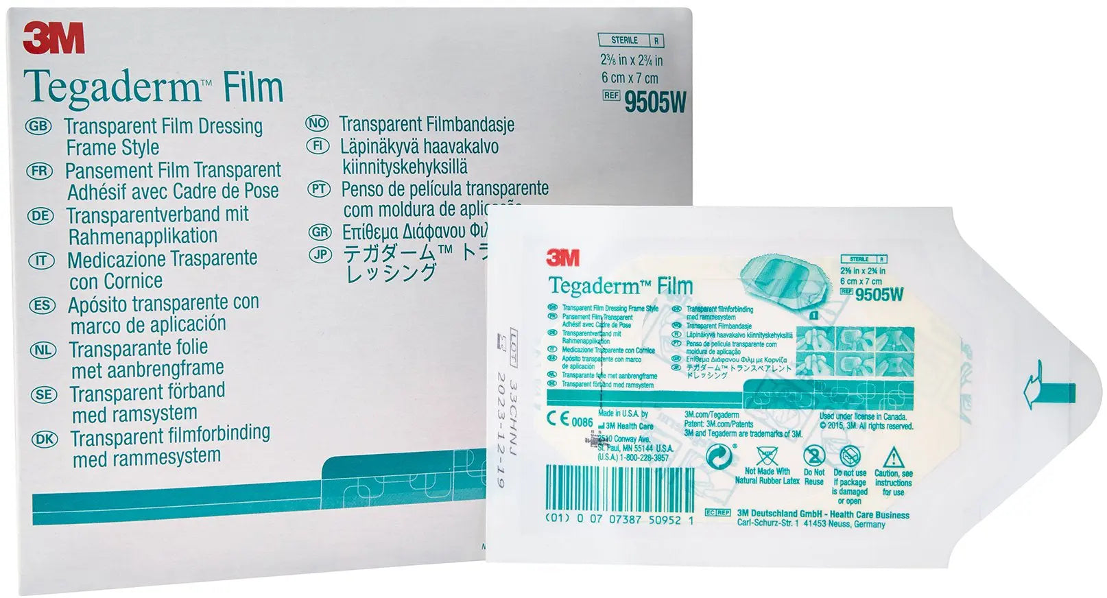 3M Tegaderm Transparent Film Dressing