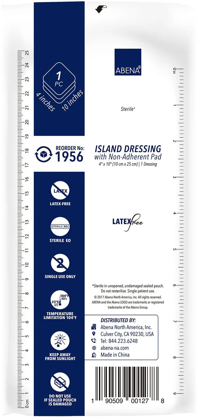 ABENA Island Dressings with Non-Adherent Pad