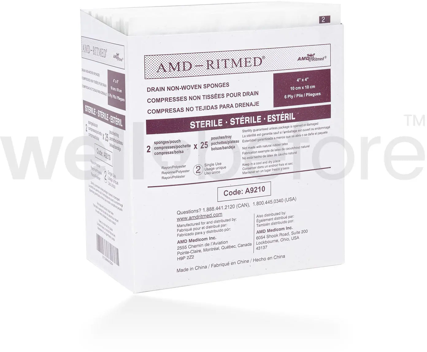 AMD Ritmed Drain Sponges