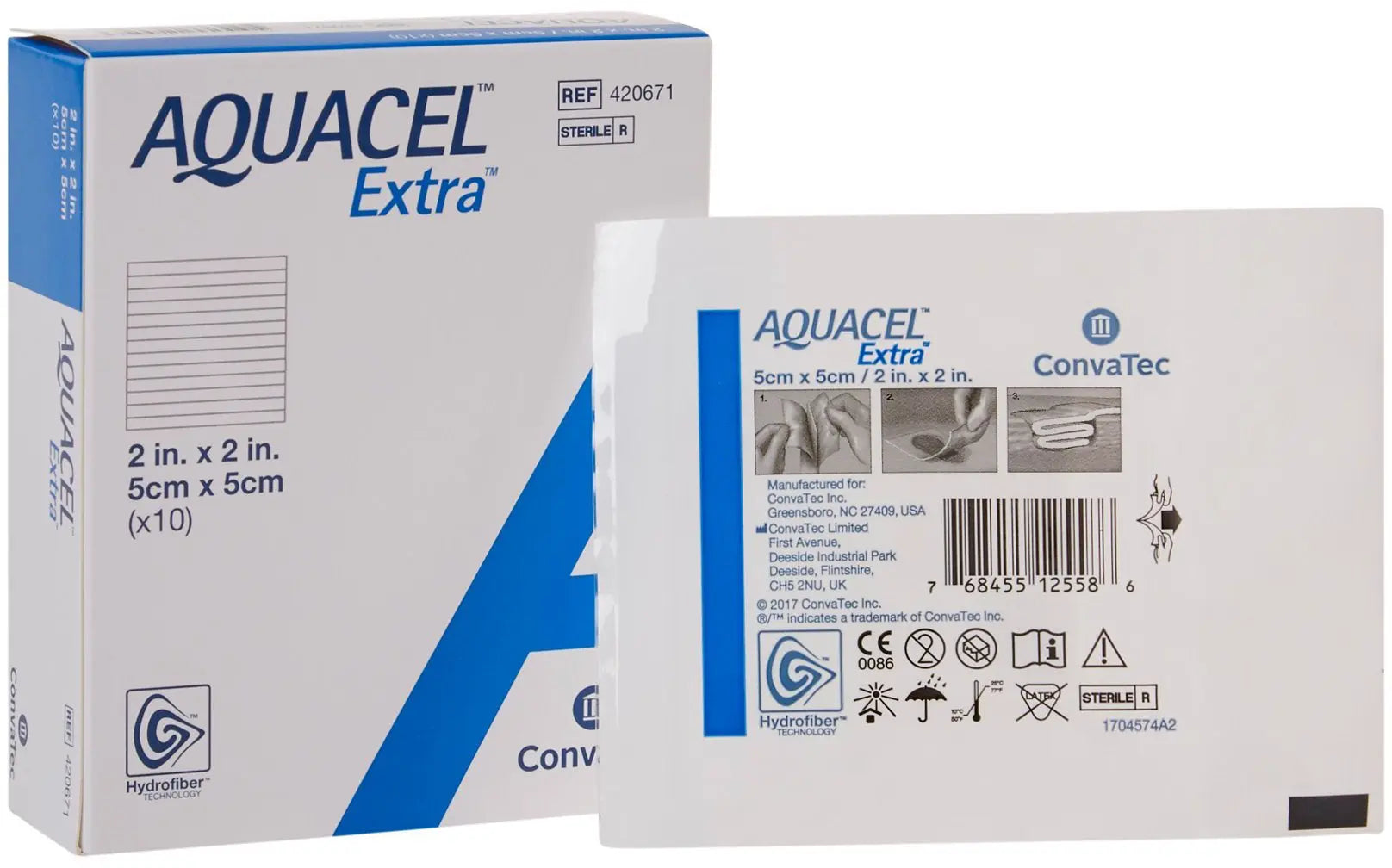 AQUACEL EXTRA Hydrofiber dressing
