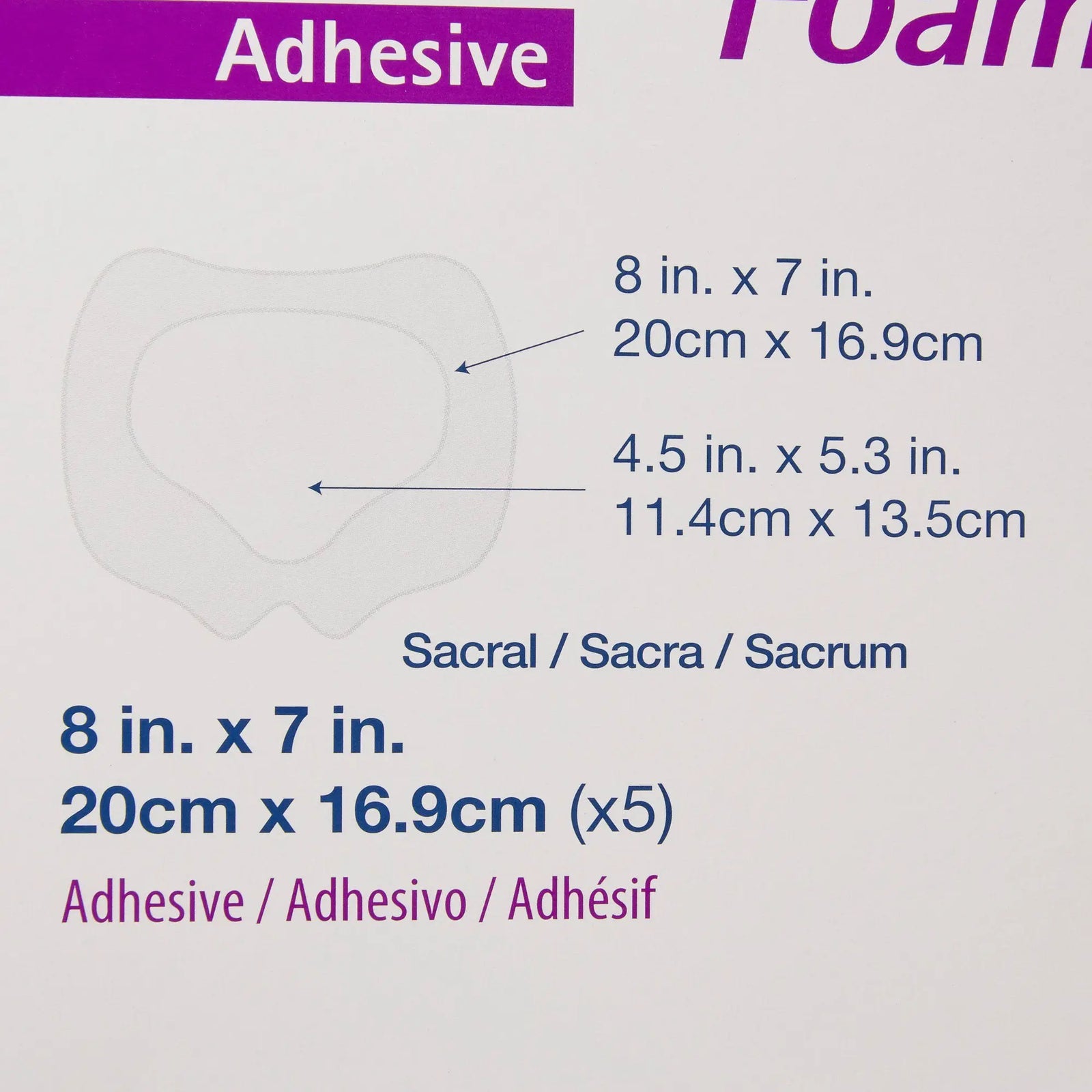 AQUACEL Foam Adhesive With Border