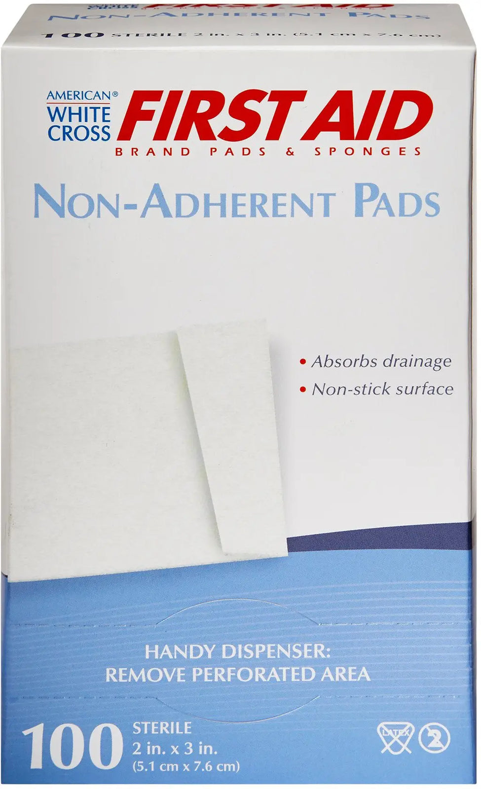 American White Cross First Aid Non Adherent Pad