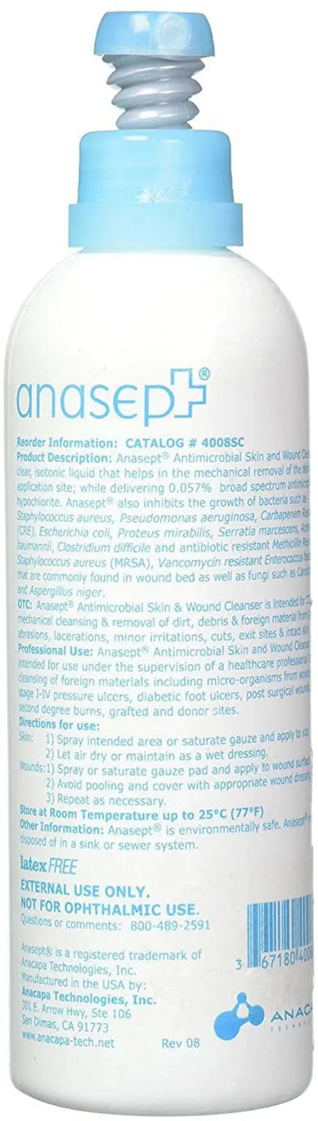 Anasept Antimicrobial Skin & Wound Cleanser
