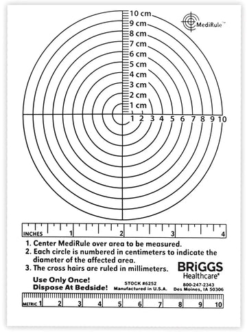 BRiGGS Healthcare MediRule Wound Measuring Device