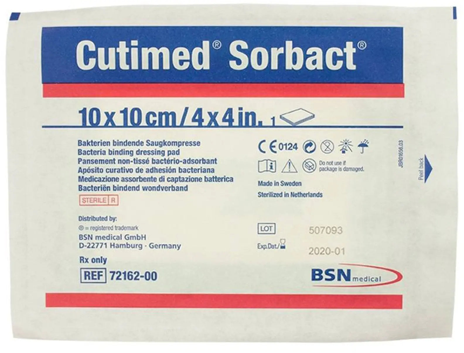 BSN Medical Cutimed Sorbact Antimicrobial Dressing