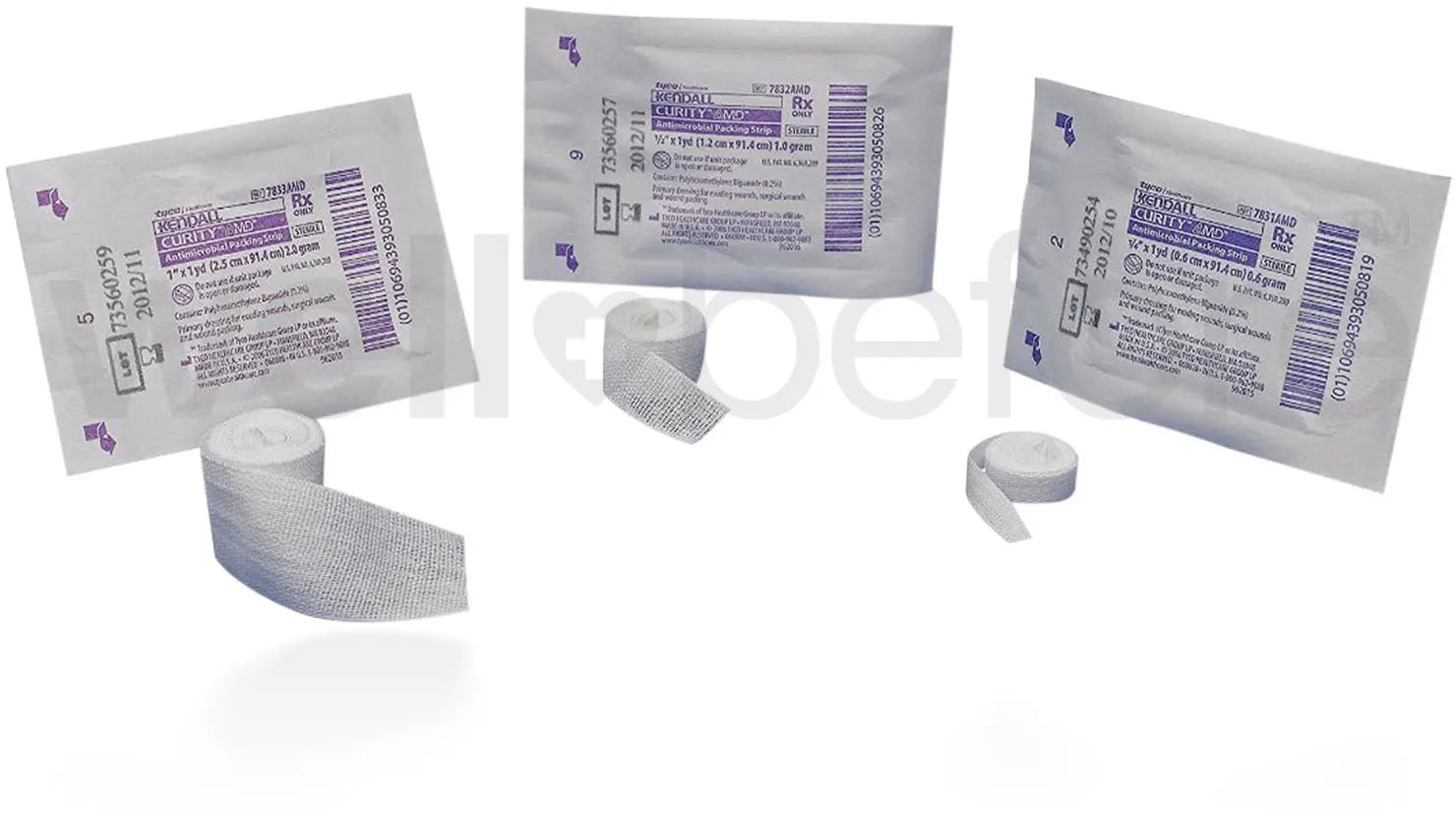 COVIDIEN Curity AMD Antimicrobial Packing Strips