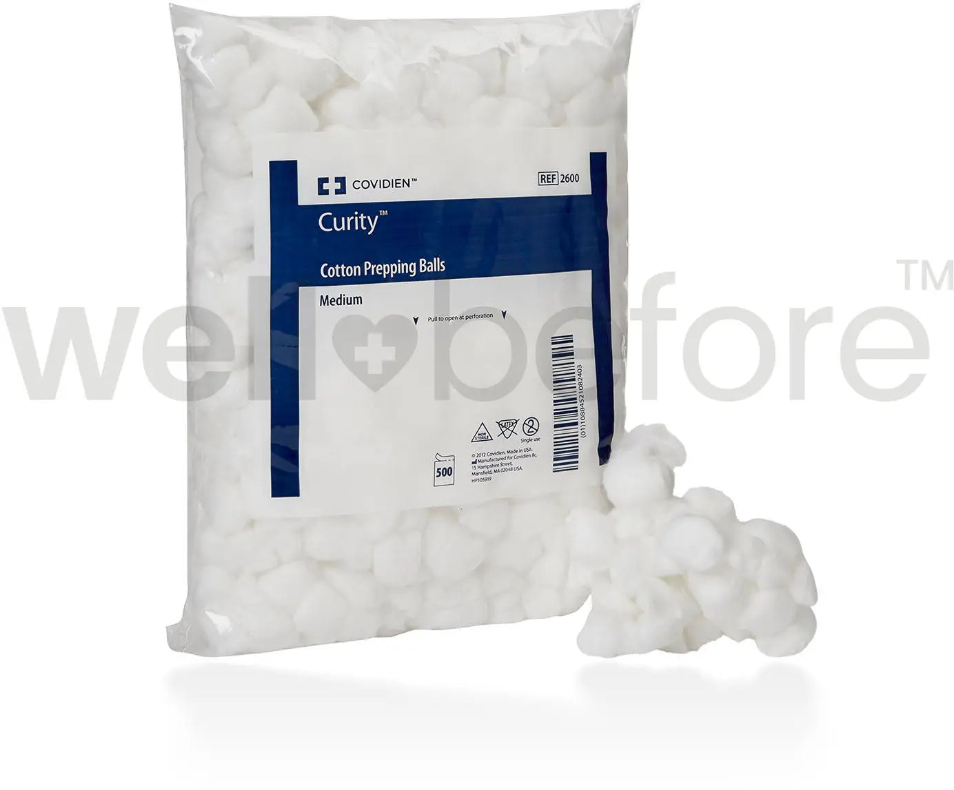 COVIDIEN Curity Cotton Prepping Balls
