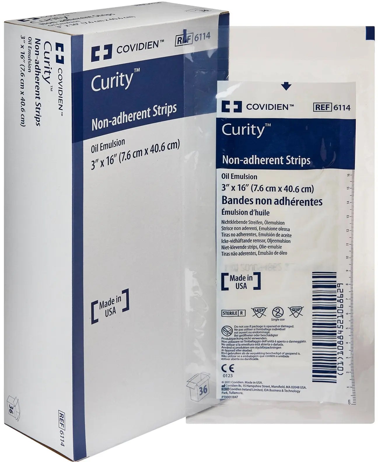 COVIDIEN Curity Non-Adherent Strips