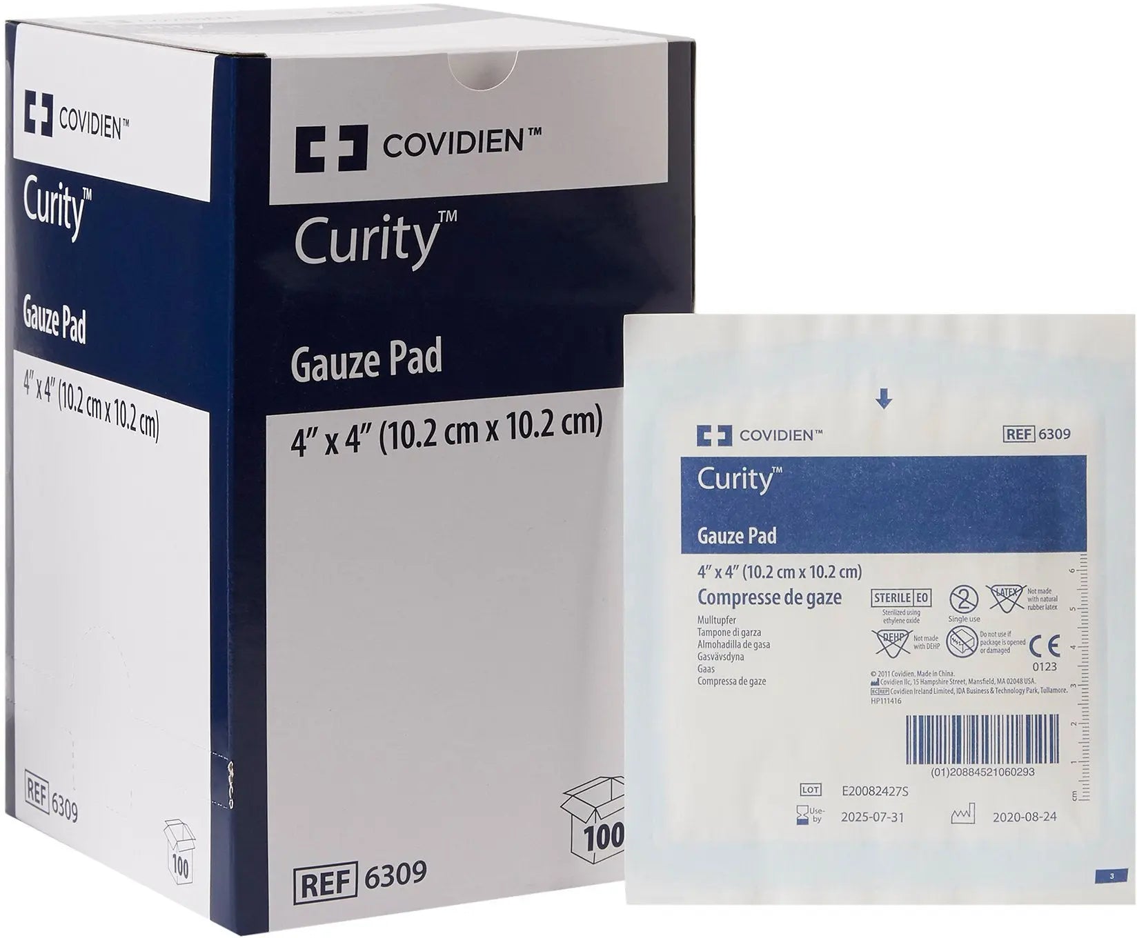 COVIDIEN Curity Sterile Gauze Pads