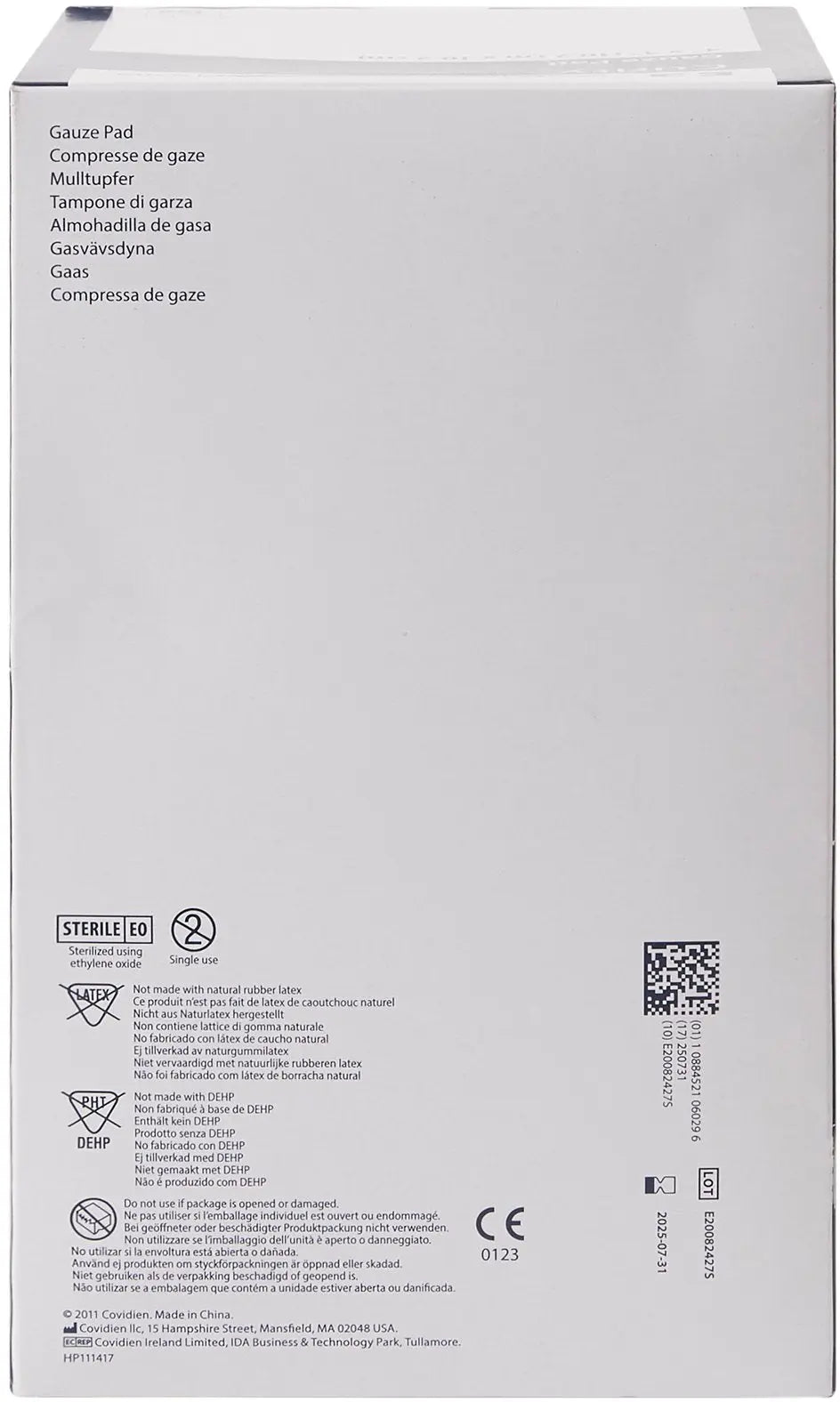 COVIDIEN Curity Sterile Gauze Pads