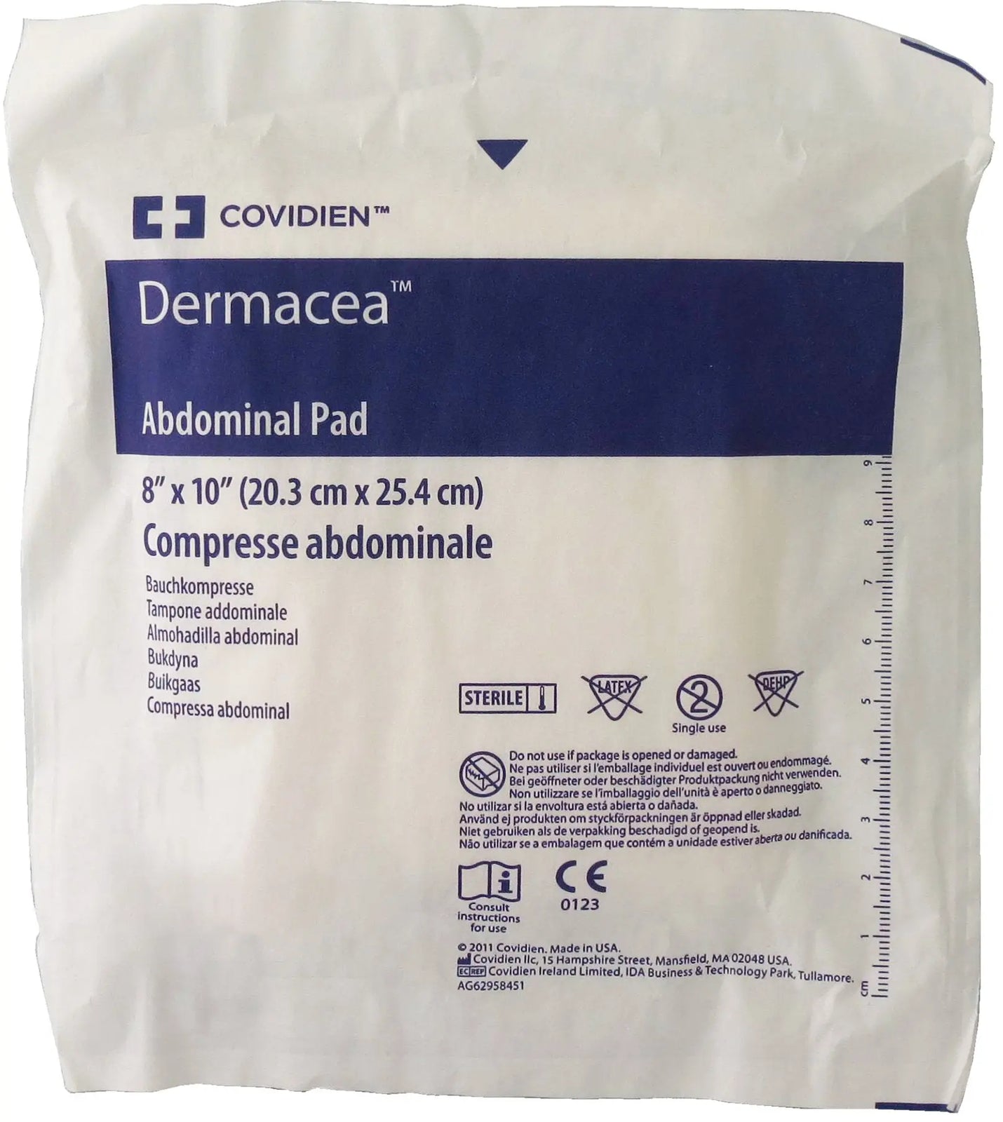 COVIDIEN Dermacea Abdominal Pads