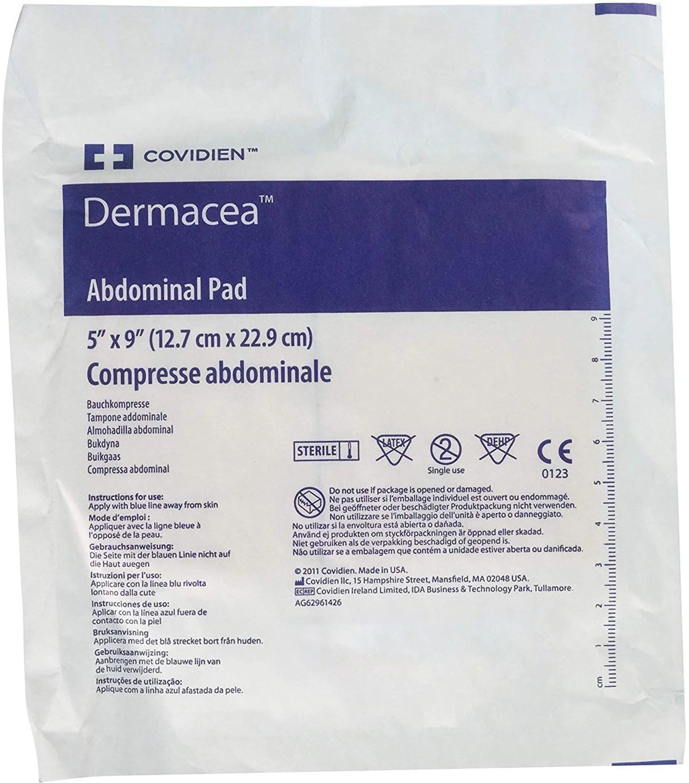 COVIDIEN Dermacea Abdominal Pads